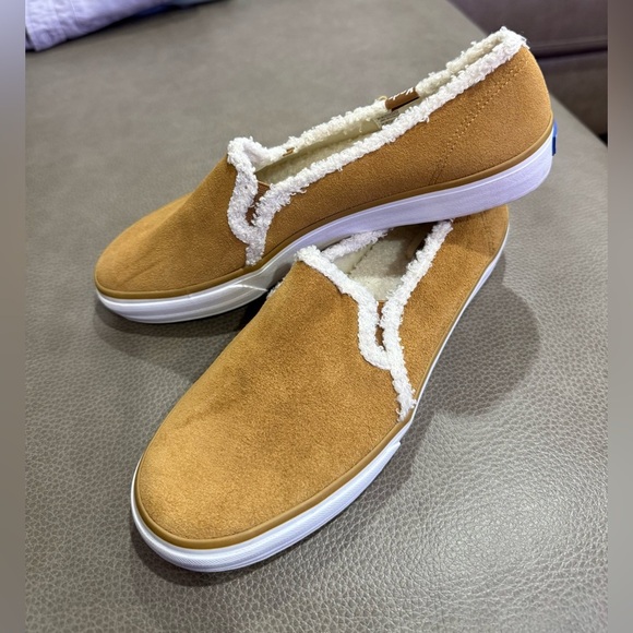 Keds Women Slip-on Sherpa Brown Dream Foam Sneakers Size 8.5 - Picture 9 of 9